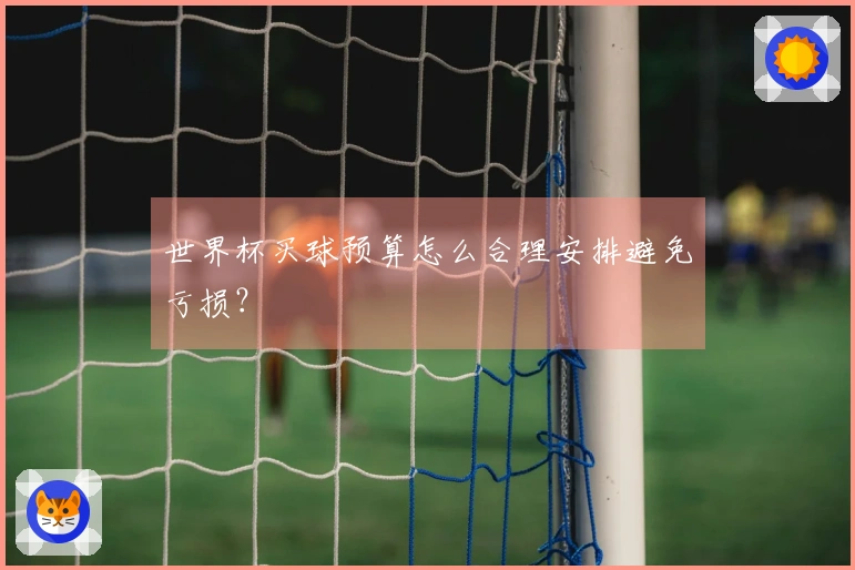 世界杯买球预算怎么合理安排避免亏损？